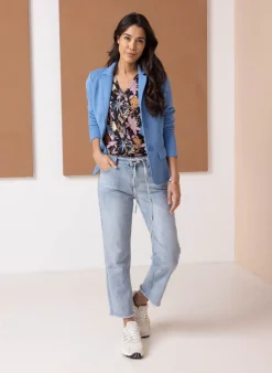 Blauwe Blazer-Norah Outlet