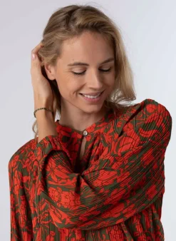 Blouse Groen Oranje-Norah