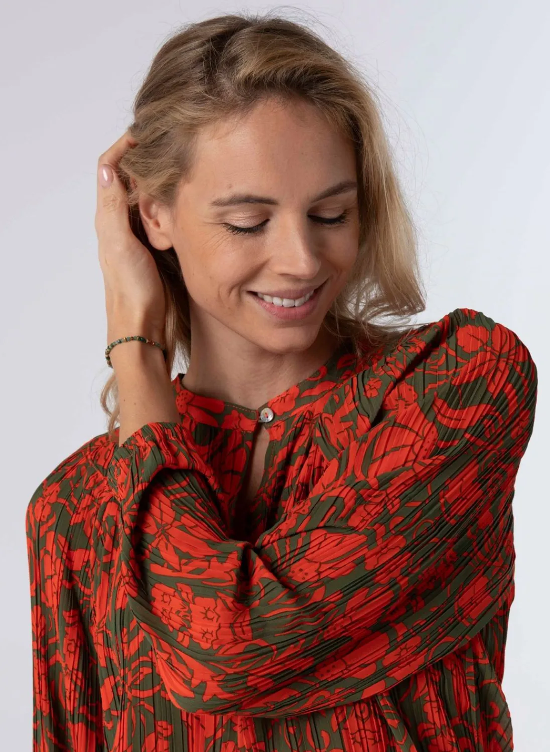 Blouse Groen Oranje-Norah