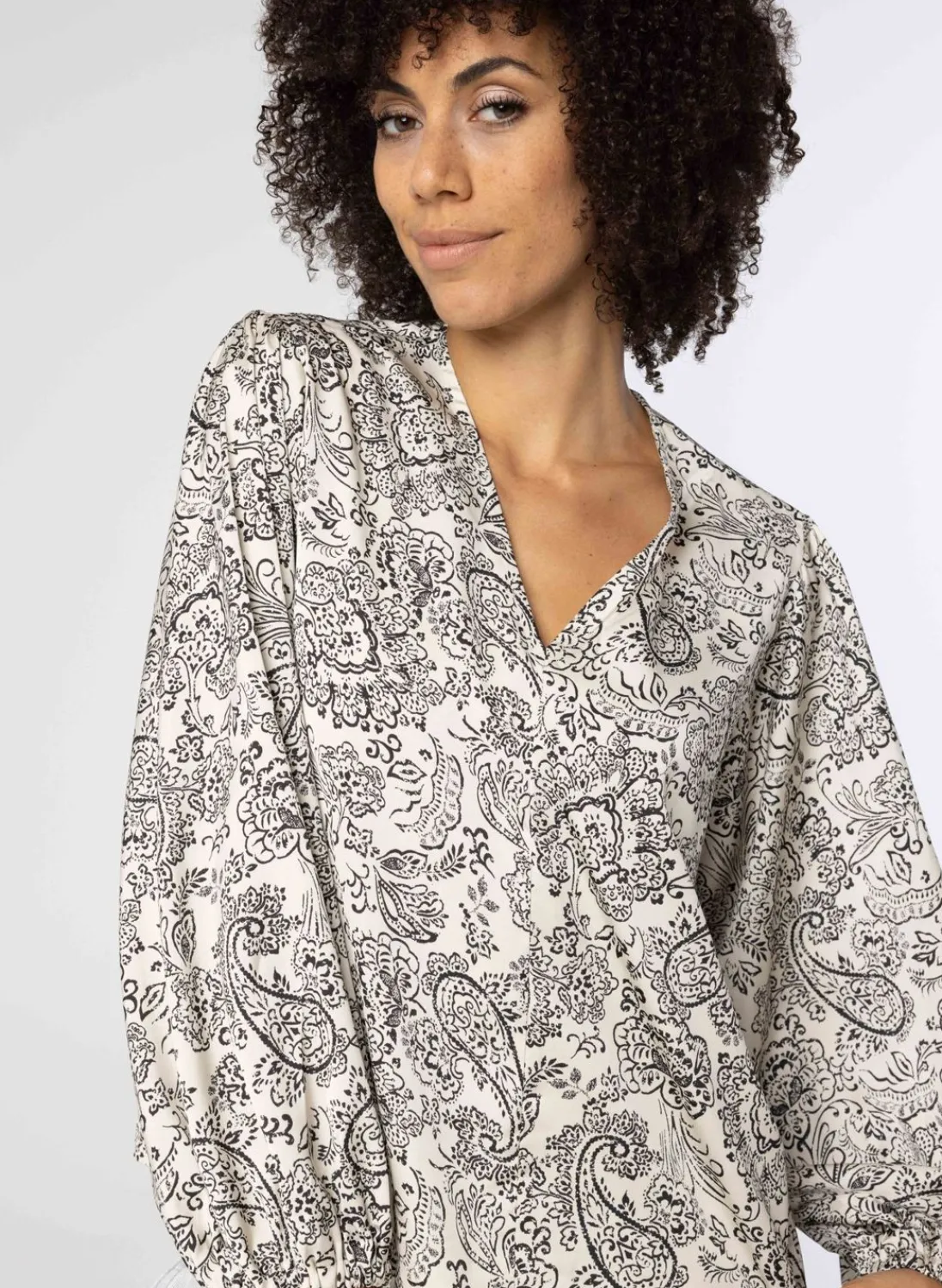 Blouse Met Glans-Norah Sale