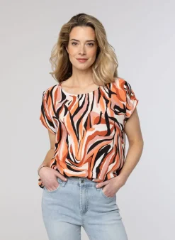 Blouse Met Grafische Print-Norah Hot