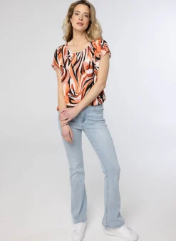 Blouse Met Grafische Print-Norah Hot