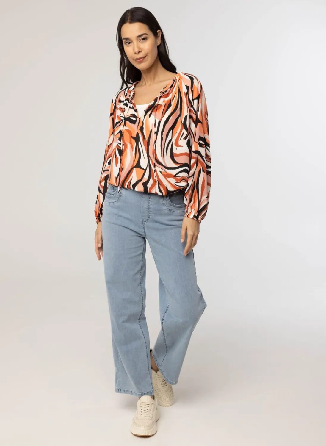 Blouse Met Koordjes-Norah Sale