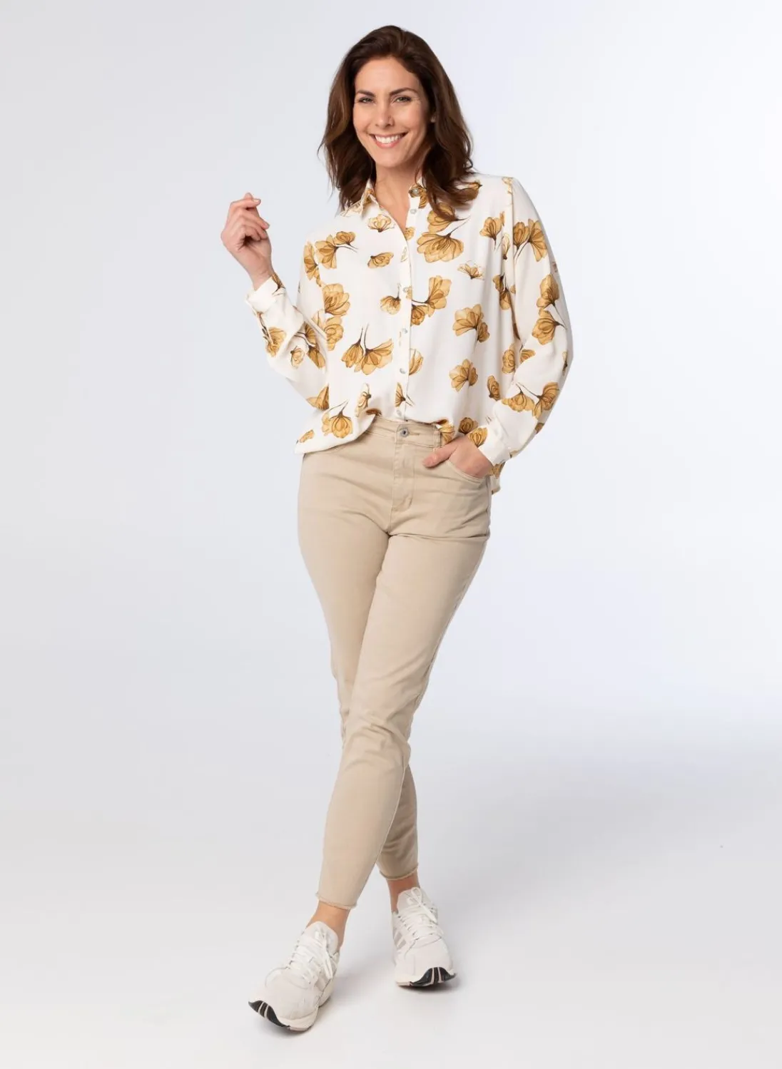 Blouse Met Kraag-Norah Outlet