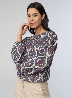 Blouse Met Pofmouwen-Norah Outlet