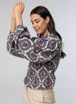 Blouse Met Pofmouwen-Norah Outlet