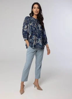 Blouse Met Pofmouwen-Norah Online