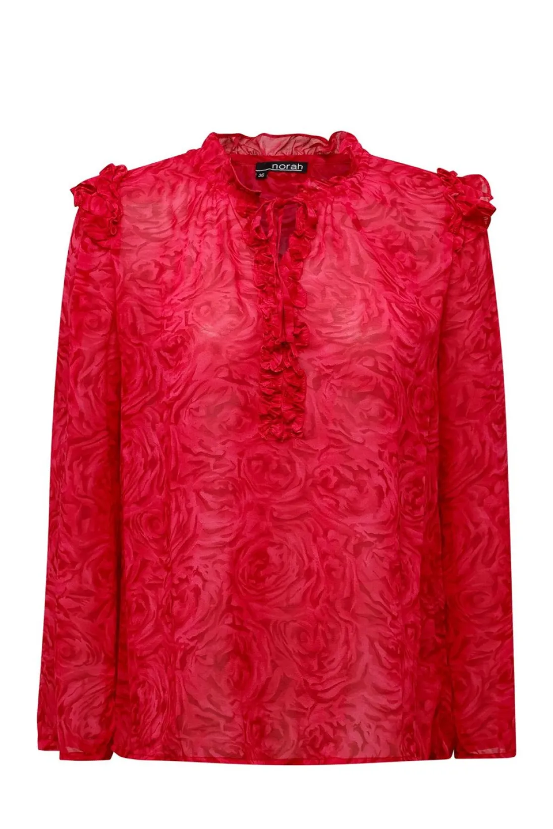 Blouse Met Ruches-Norah Discount