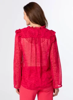Blouse Met Ruches-Norah Discount