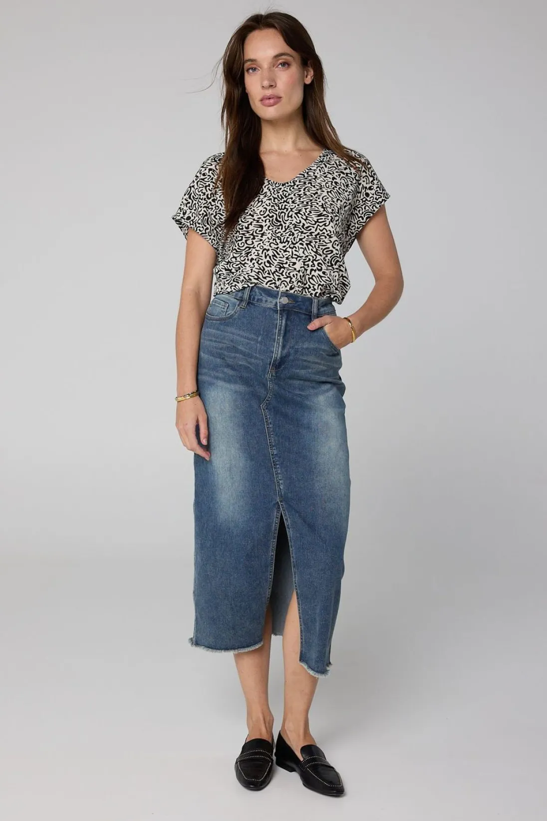 Blouse Wit-Norah Outlet