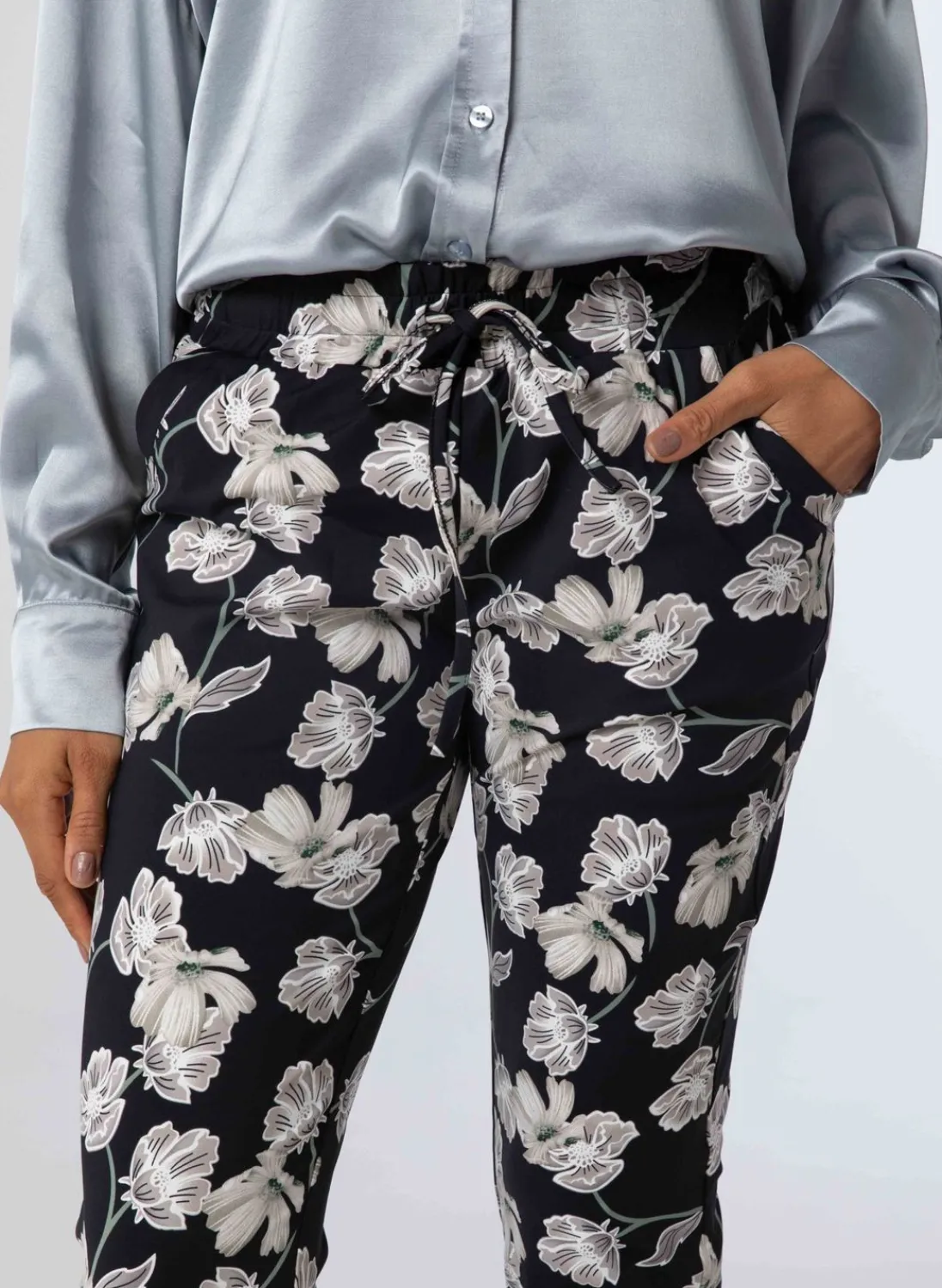 Broek Grijs-Norah Sale