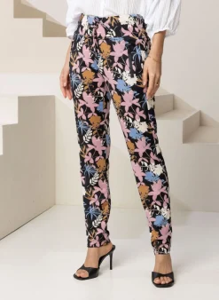 Broek Met Bloemenprint-Norah Online