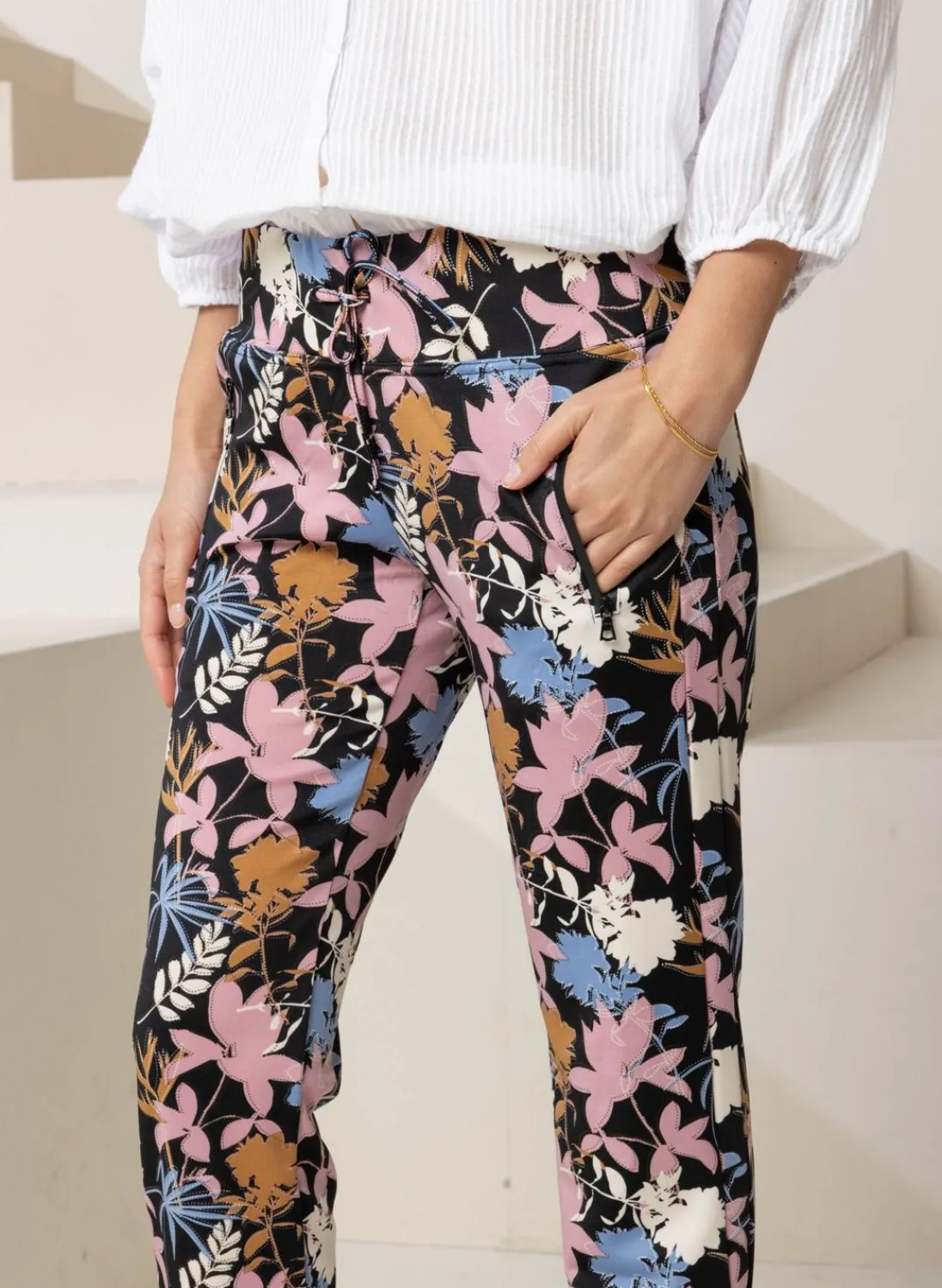 Broek Met Bloemenprint-Norah Online