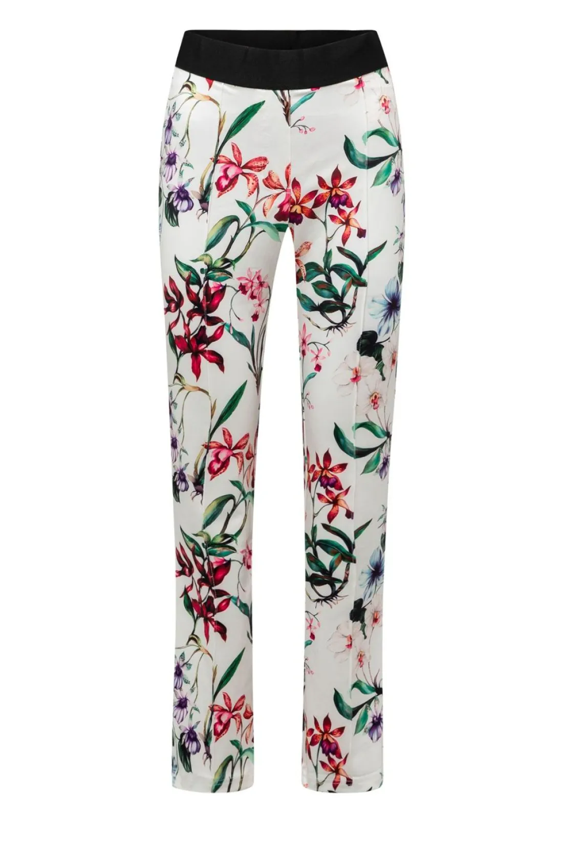 Broek Met Levendige Bloemenprint-Norah Hot