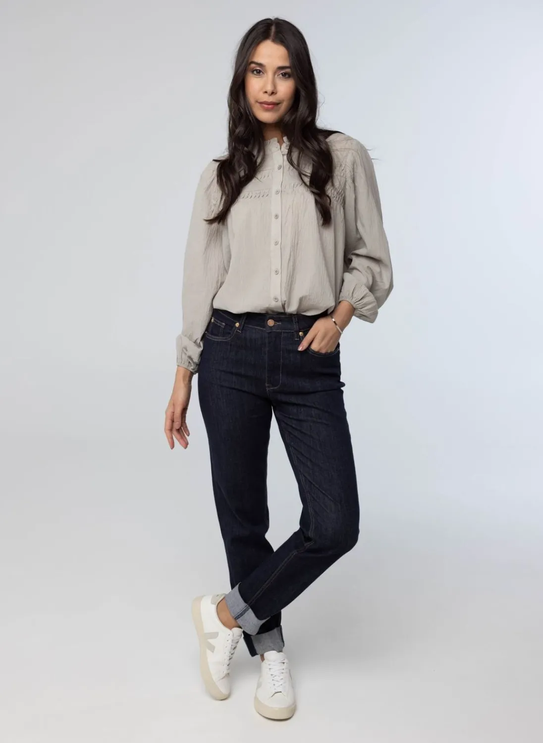 Donker E Denim Jeans-Norah Best