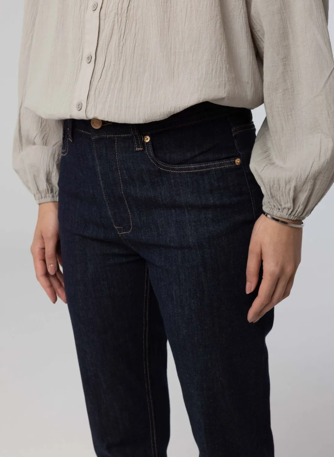 Donker E Denim Jeans-Norah Best