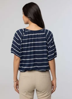 Donker Gestreept Shirt-Norah Hot