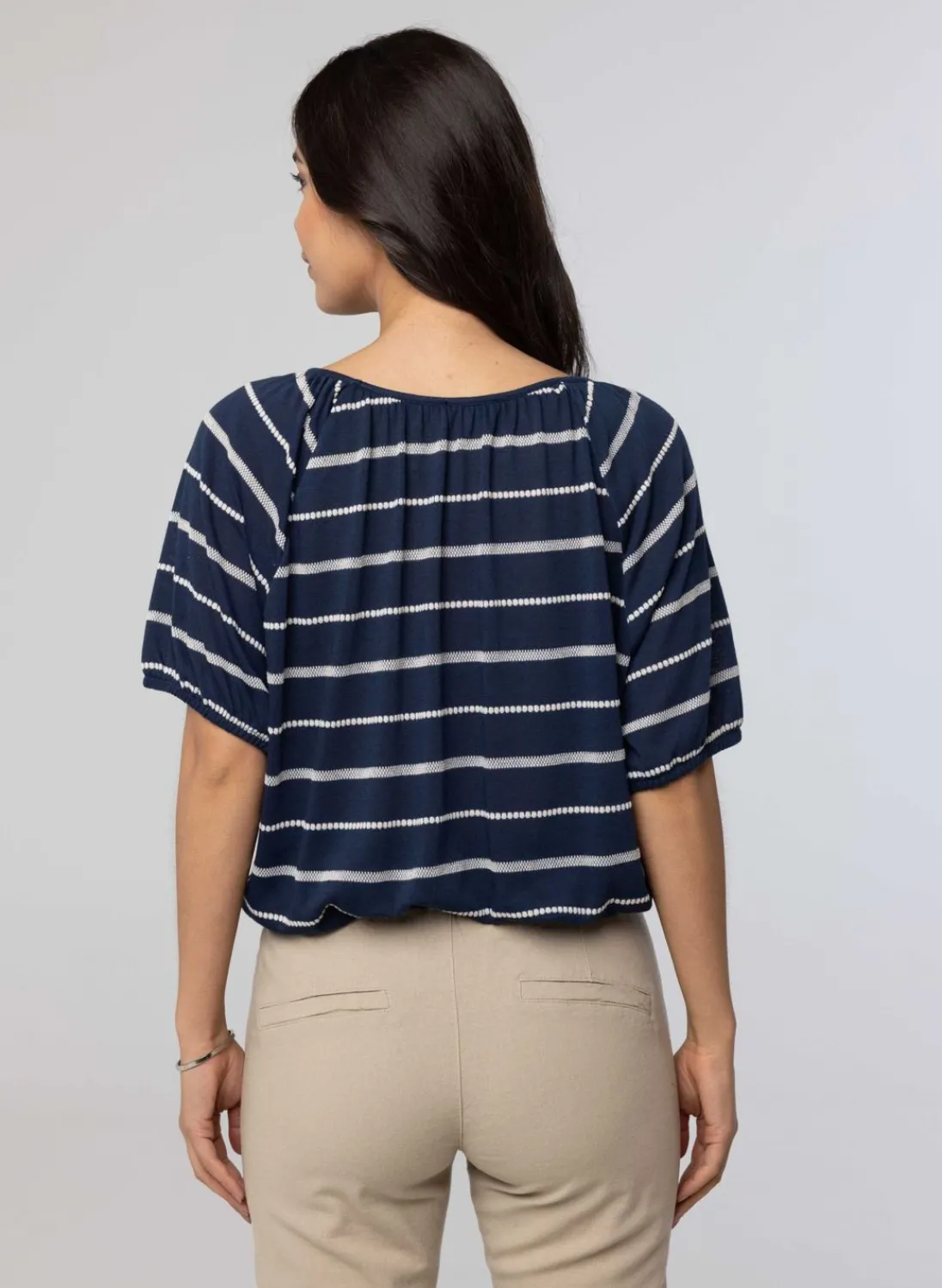 Donker Gestreept Shirt-Norah Hot