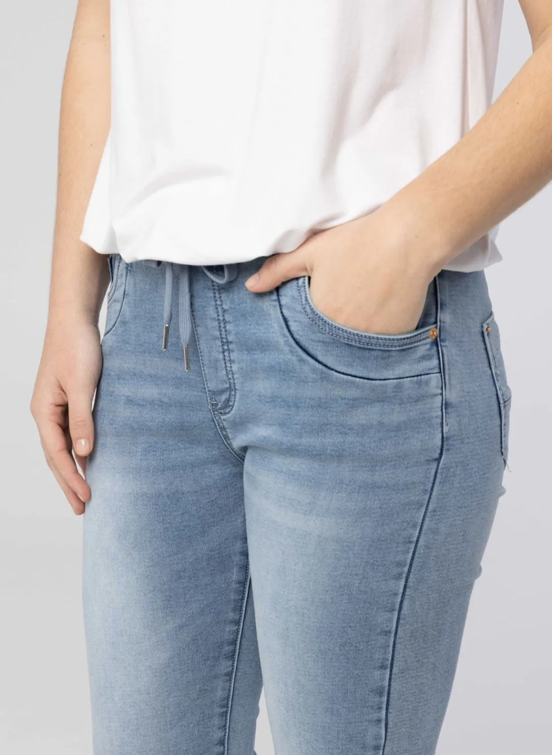 Driekwart Denim Jeans-Norah Sale