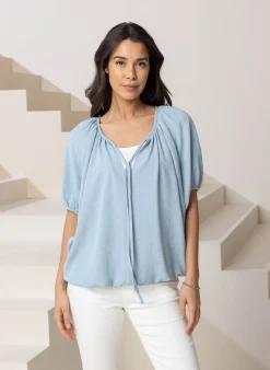 E Blouse Met Koordjes-Norah Outlet