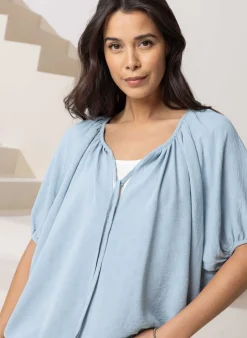 E Blouse Met Koordjes-Norah Outlet