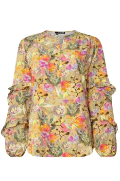 E Blouse Met Ruches-Norah Sale