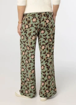 E Broek Met Botanische Print-Norah Online