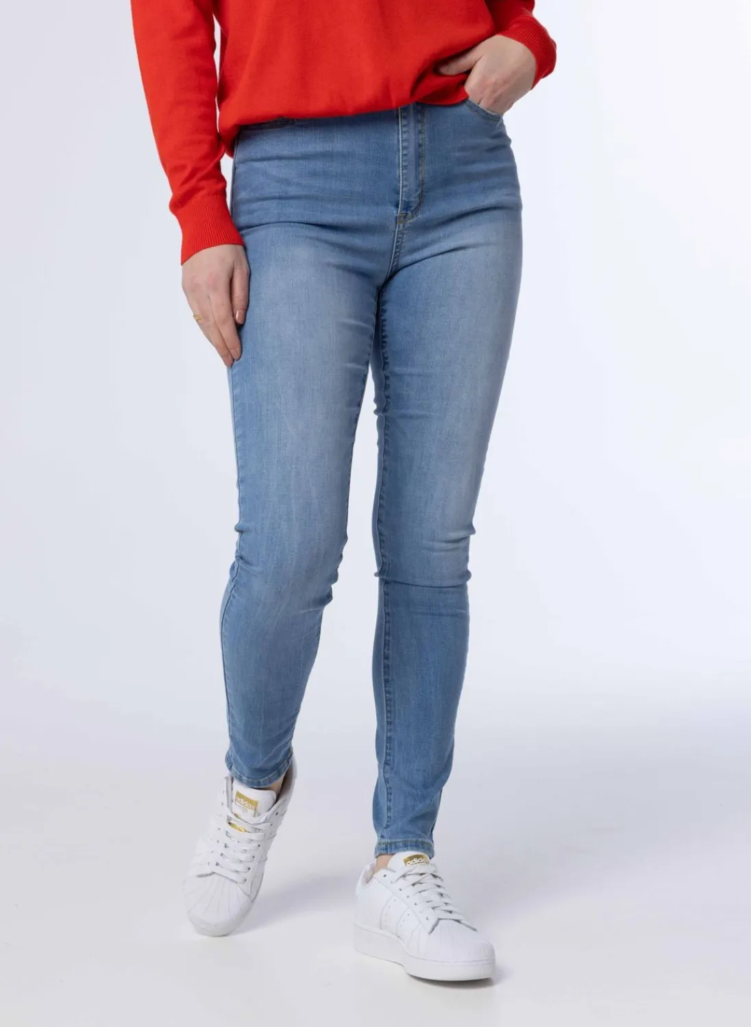 E Denim Broek Van Katoenmix-Norah Sale