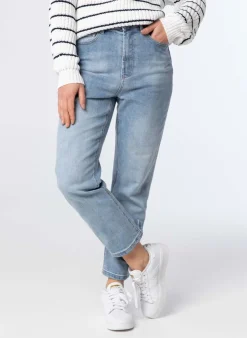 E Denim Broek Van Katoenmix-Norah Hot