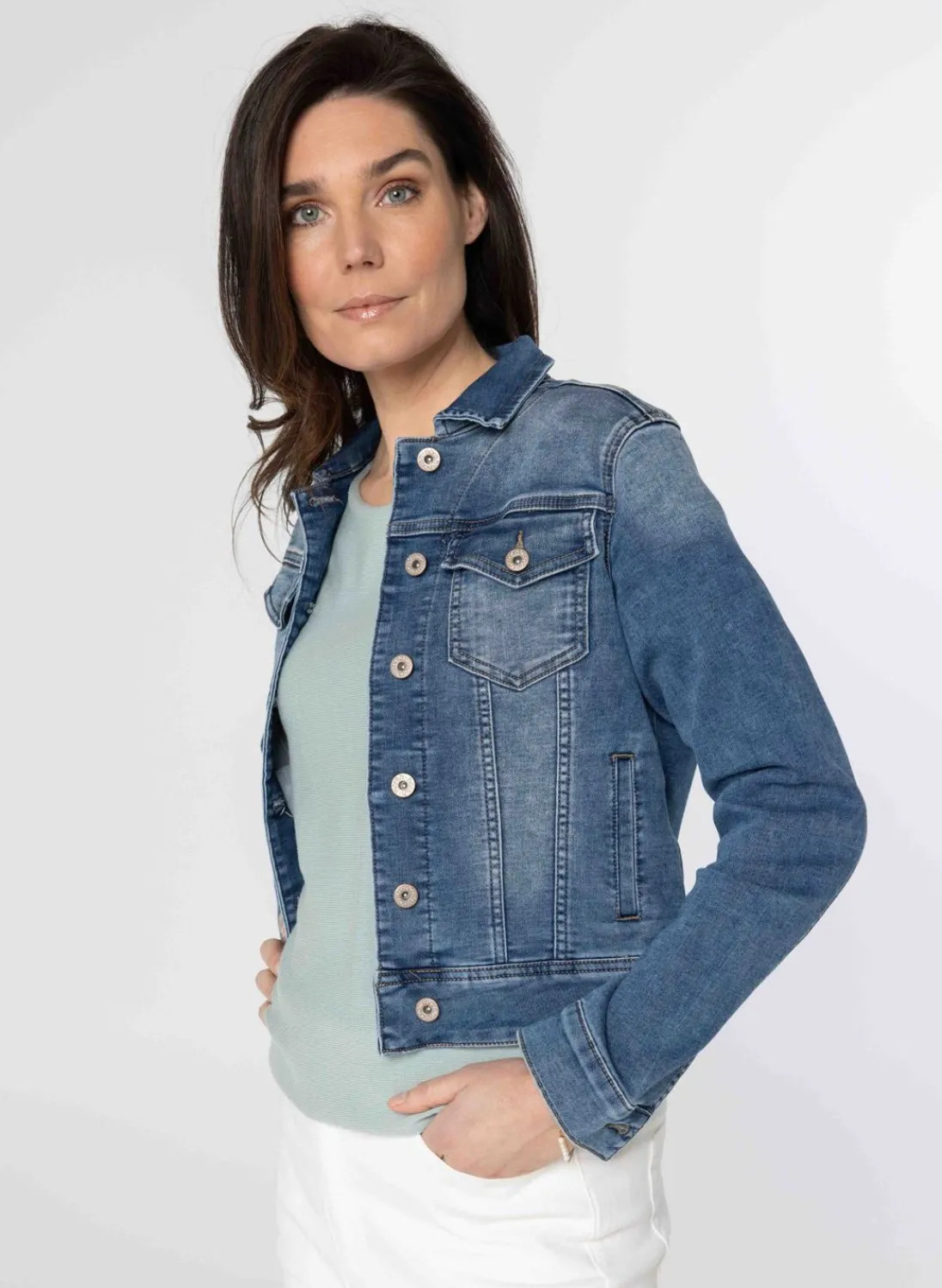 E Denim Jacket-Norah Clearance