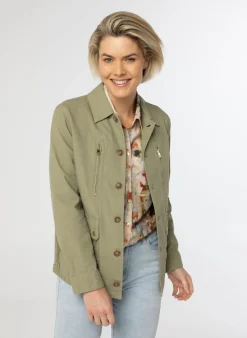 E Denim Jacket-Norah Sale