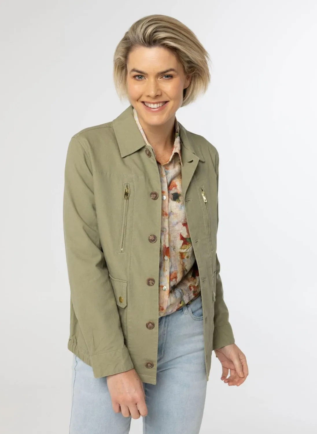 E Denim Jacket-Norah Sale