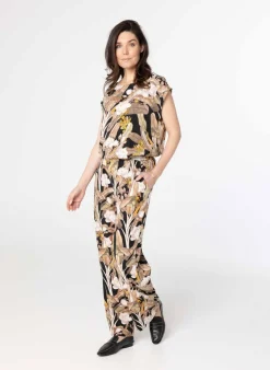 E Dun Geweven Broek-Norah Best