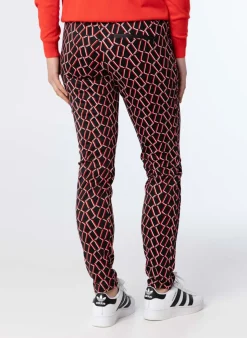 E Elastische Broek Met Patroon-Norah Outlet