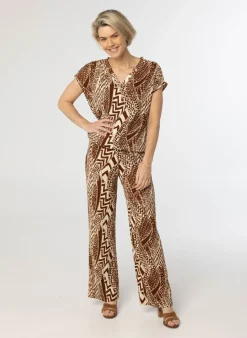 E Pantalon Met Grafische Print-Norah Sale