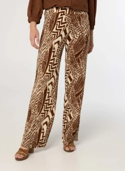 E Pantalon Met Grafische Print-Norah Sale
