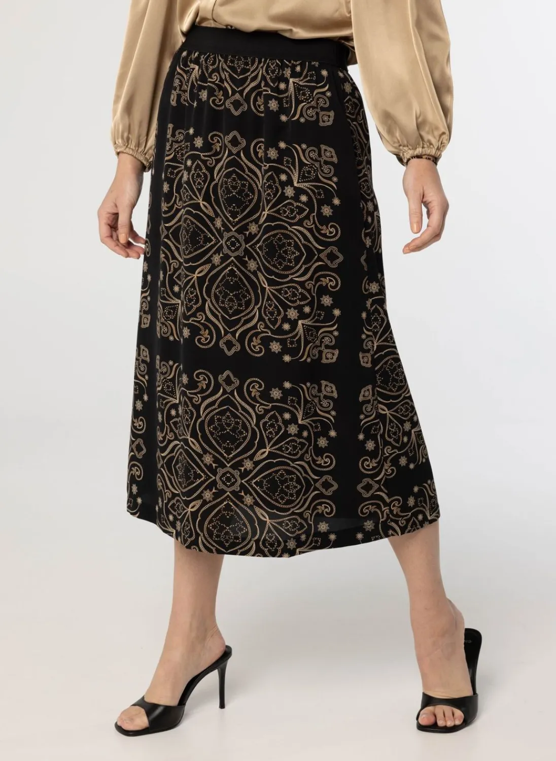 E Rok Met Gouden Print-Norah Outlet