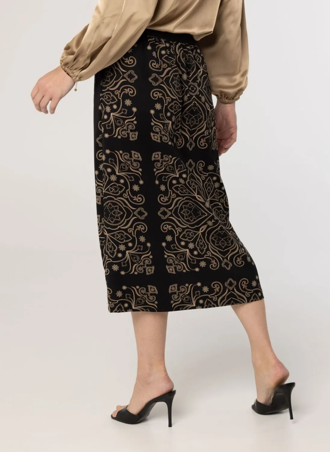 E Rok Met Gouden Print-Norah Outlet