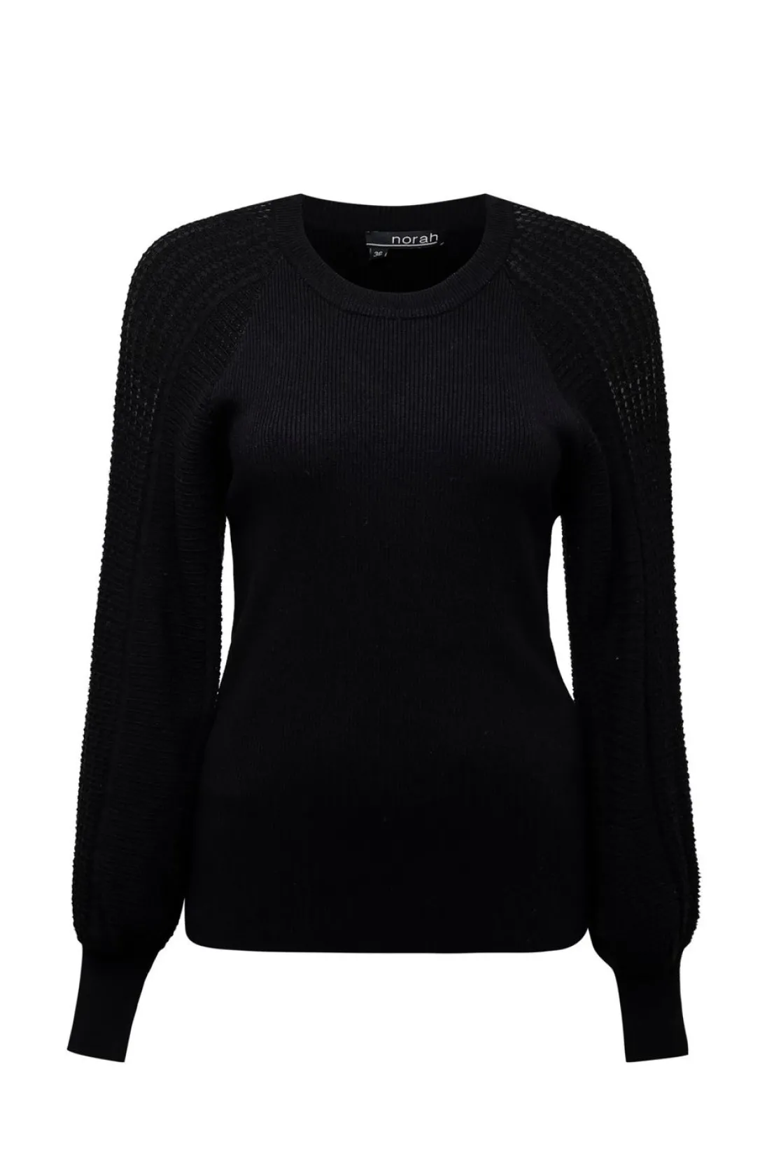 E Trui Met Gebreide Mouwen-Norah Discount