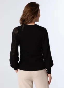 E Trui Met Gebreide Mouwen-Norah Discount