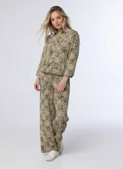 E Wide Fit Broek-Norah Hot