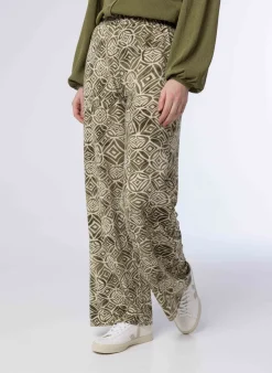 E Wide Fit Broek-Norah Hot