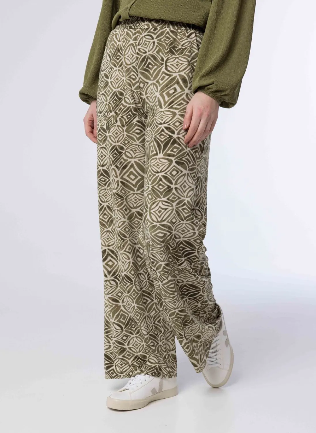 E Wide Fit Broek-Norah Hot