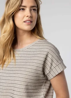 Ecru/Zwart Shirt-Norah Discount