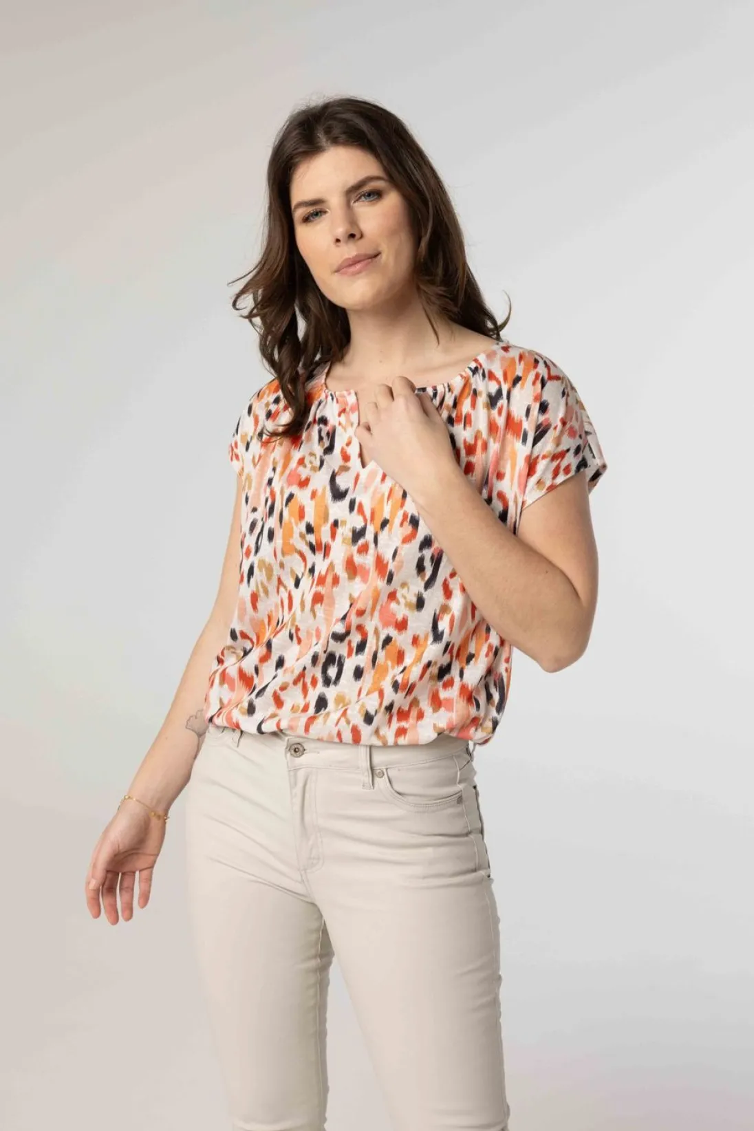 Fijngebreid Shirt-Norah Outlet
