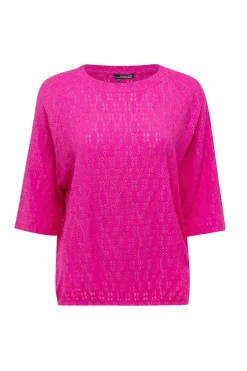 Fuchsia Shirt Embroidery-Norah Sale