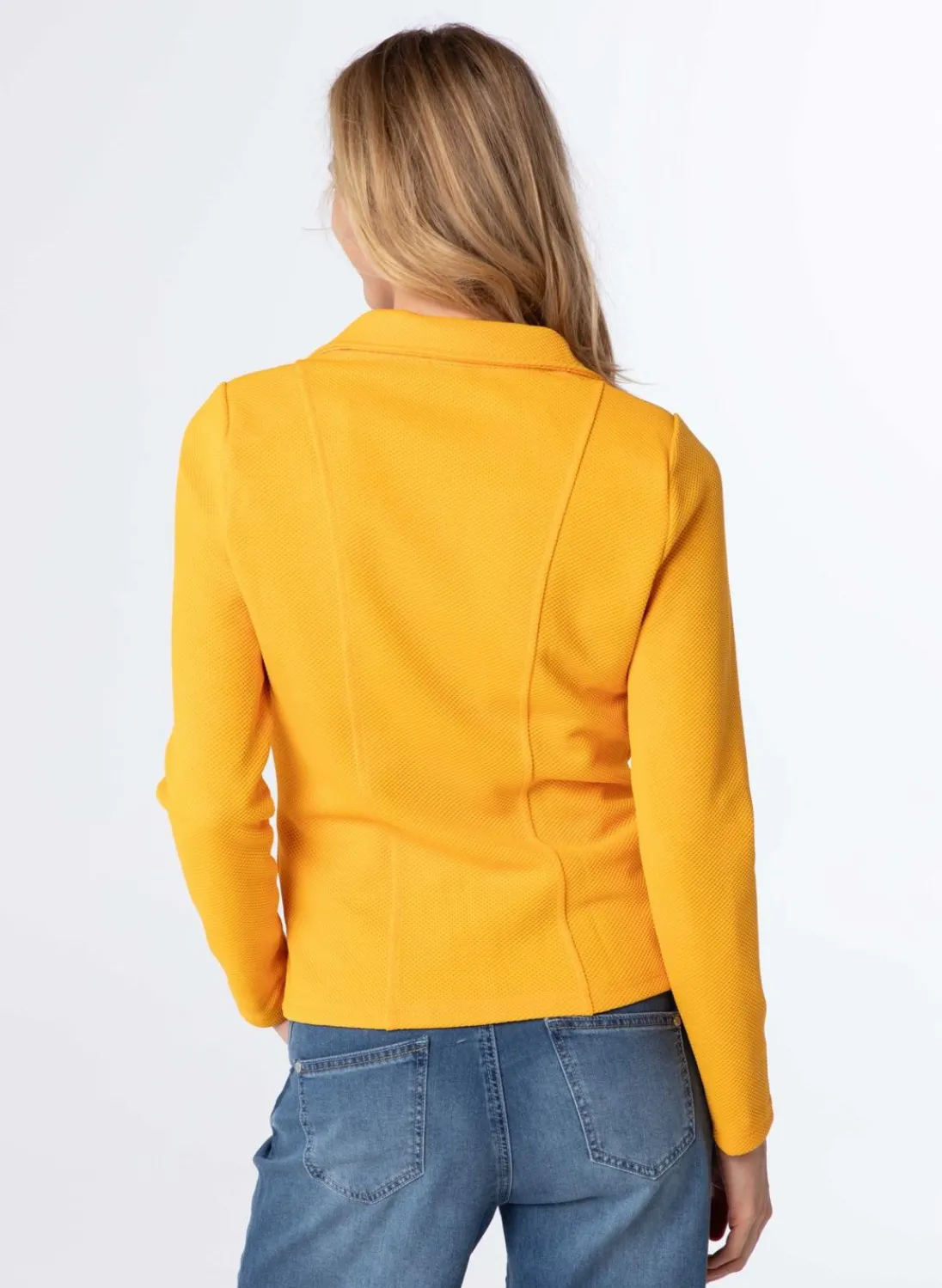 Gele Getailleerde Blazer-Norah Online