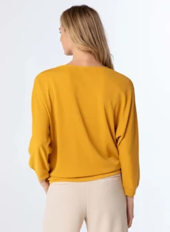 Gele Trui Met Lange Mouwen-Norah