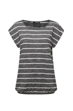 Gestreept Shirt Wit-Norah Sale