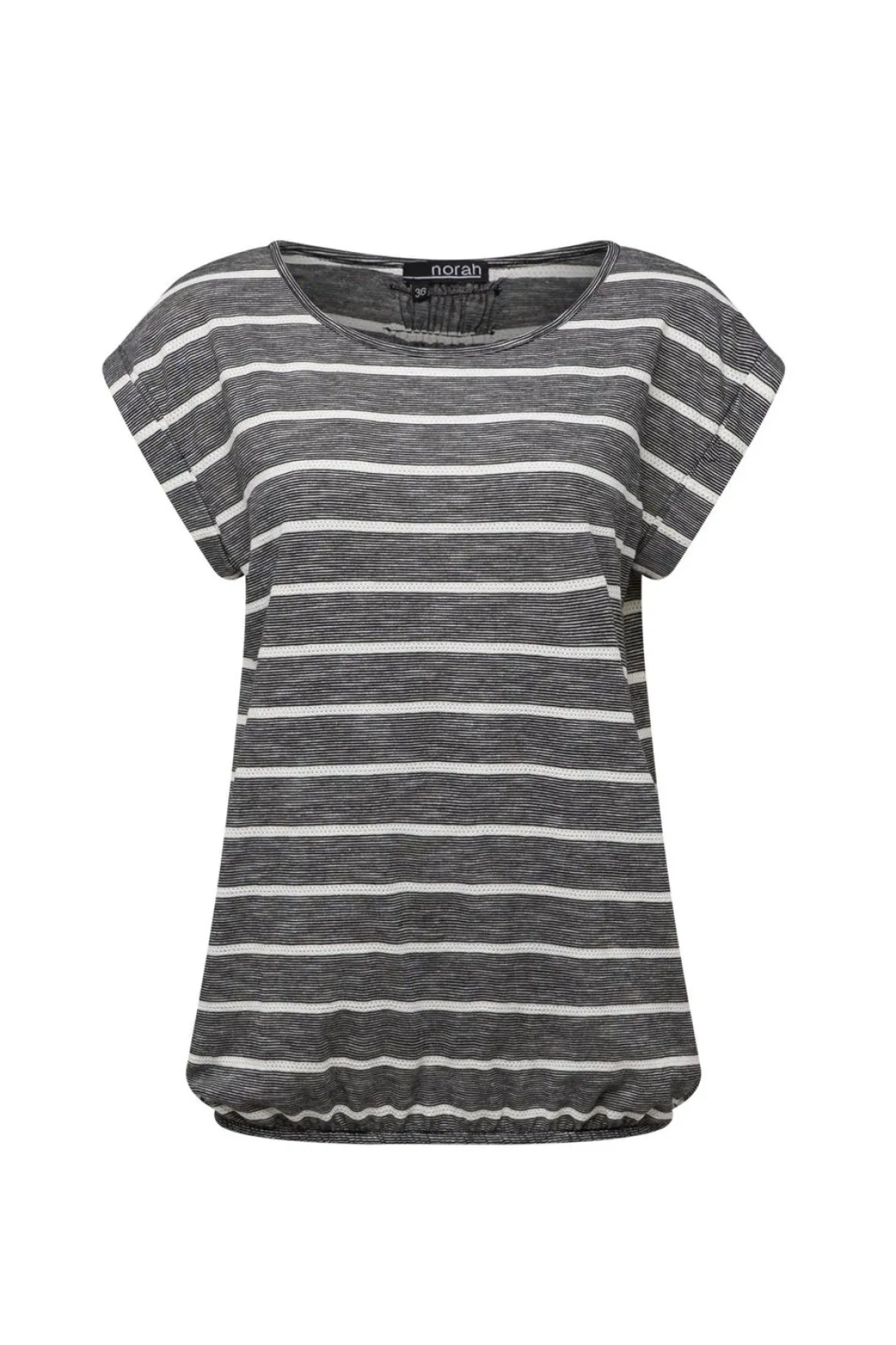 Gestreept Shirt Wit-Norah Sale